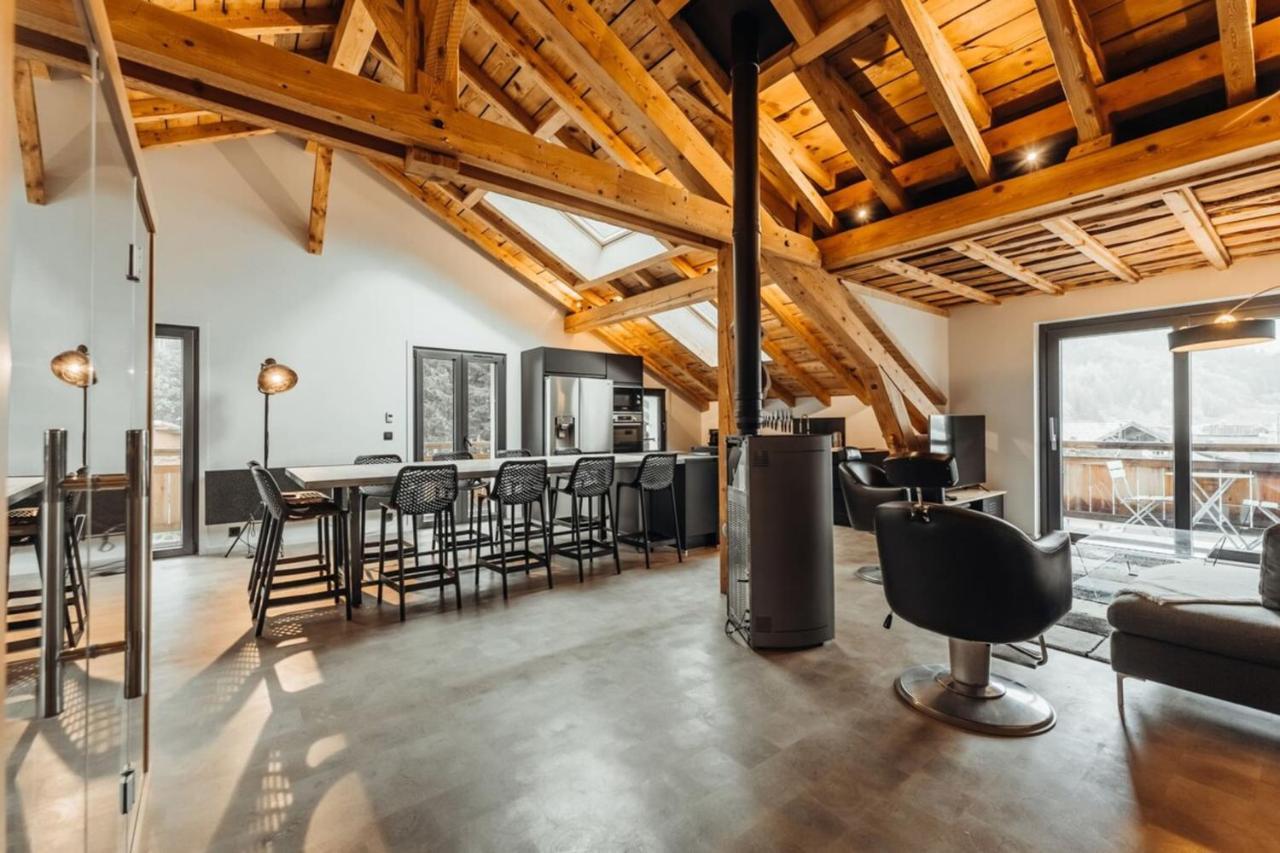 Luxurious 3-Bedroom Flat With Sauna And Garage 샤모니 외부 사진