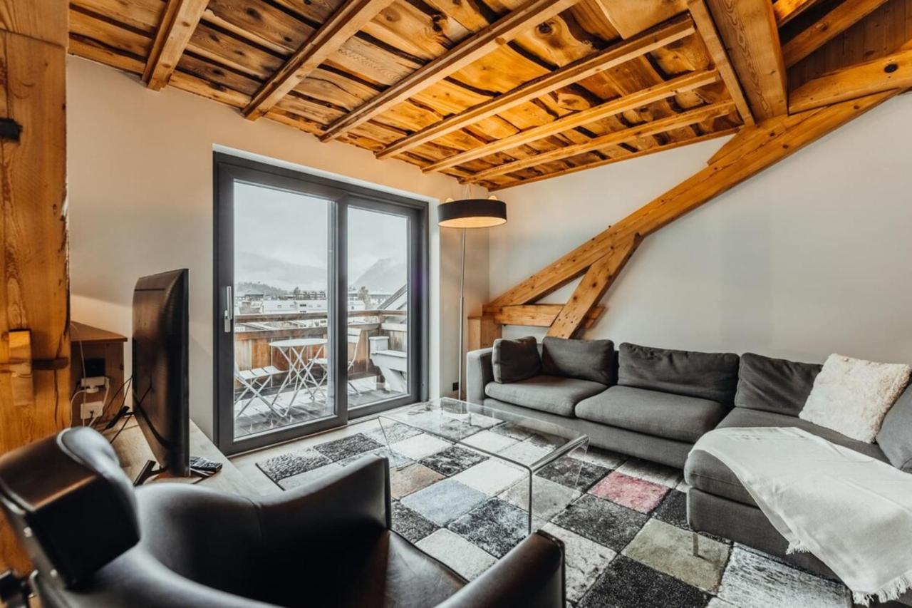 Luxurious 3-Bedroom Flat With Sauna And Garage 샤모니 외부 사진