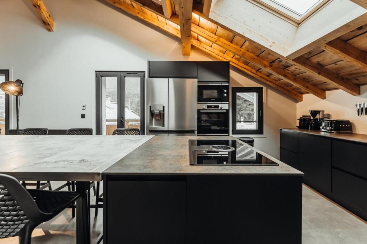 Luxurious 3-Bedroom Flat With Sauna And Garage 샤모니 외부 사진