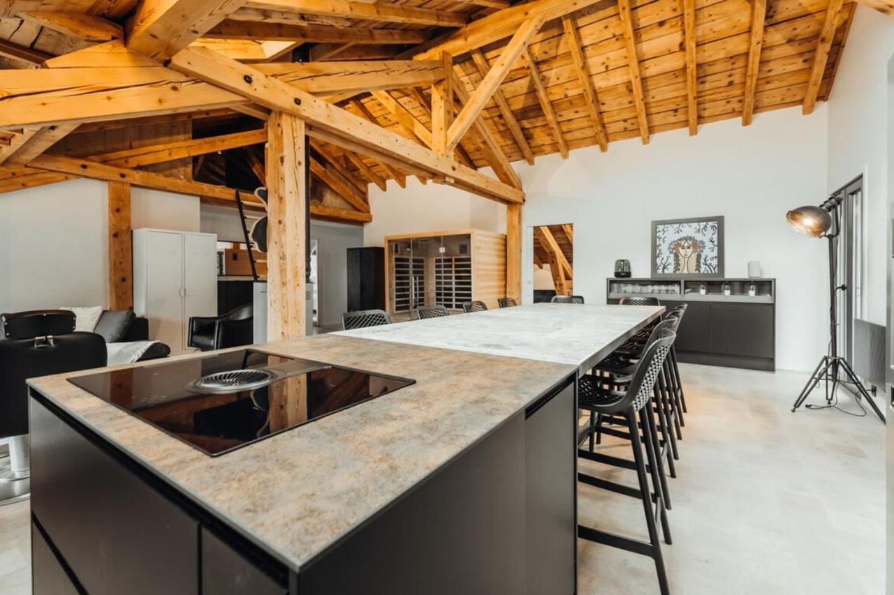Luxurious 3-Bedroom Flat With Sauna And Garage 샤모니 외부 사진