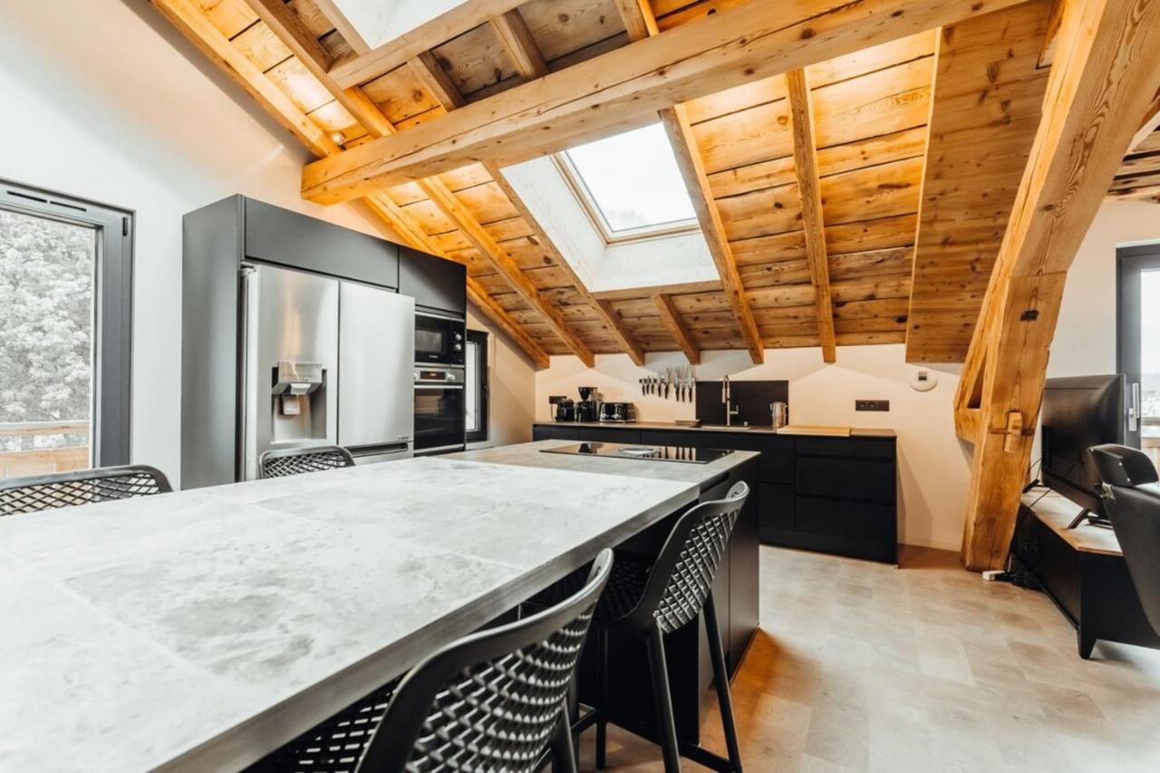 Luxurious 3-Bedroom Flat With Sauna And Garage 샤모니 외부 사진